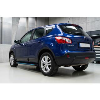 Stranske stopnice Maya Blue-Black (2 kos, aluminij) fotografija 1