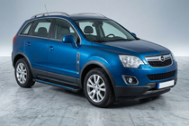 Opel Antara 2006–2017 Bočne stopnice Maya Blue (2 kos, aluminij) fotografija 1