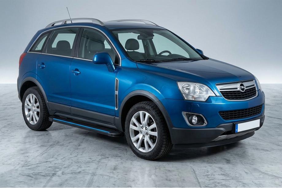 Opel Antara 2006–2017 Bočne stopnice Maya Blue (2 kos, aluminij) Image