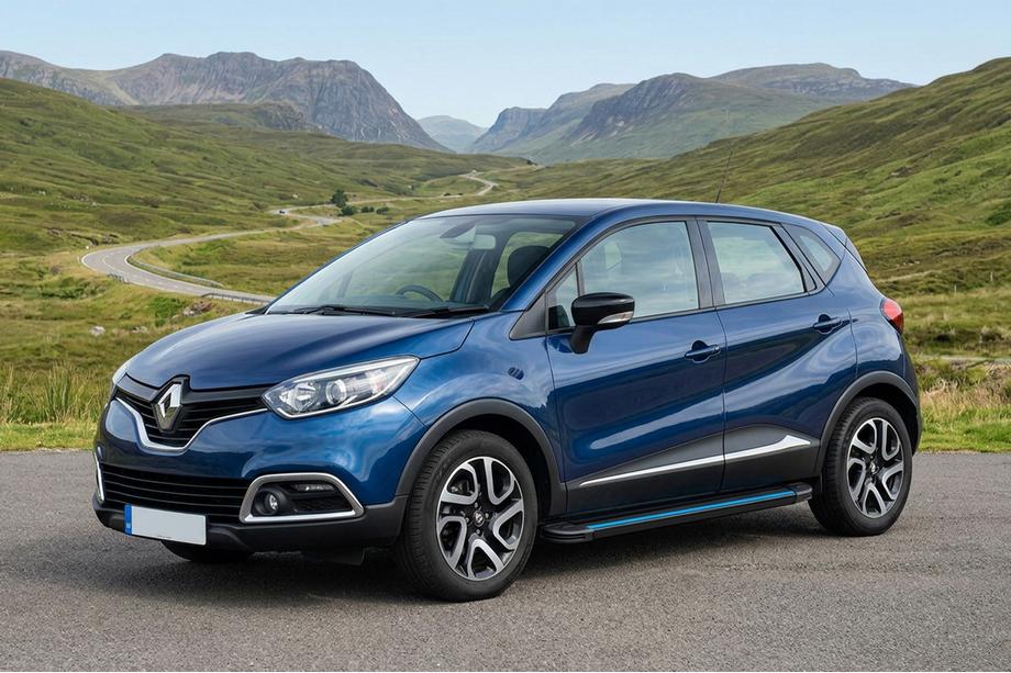 Renault Captur 2013–2019 Stranske stopnice Maya Blue (2 kos, aluminij) Image