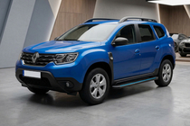 Renault Duster 2018–2024 Stranske stopnice Maya Blue (2 kos, aluminij) fotografija 1