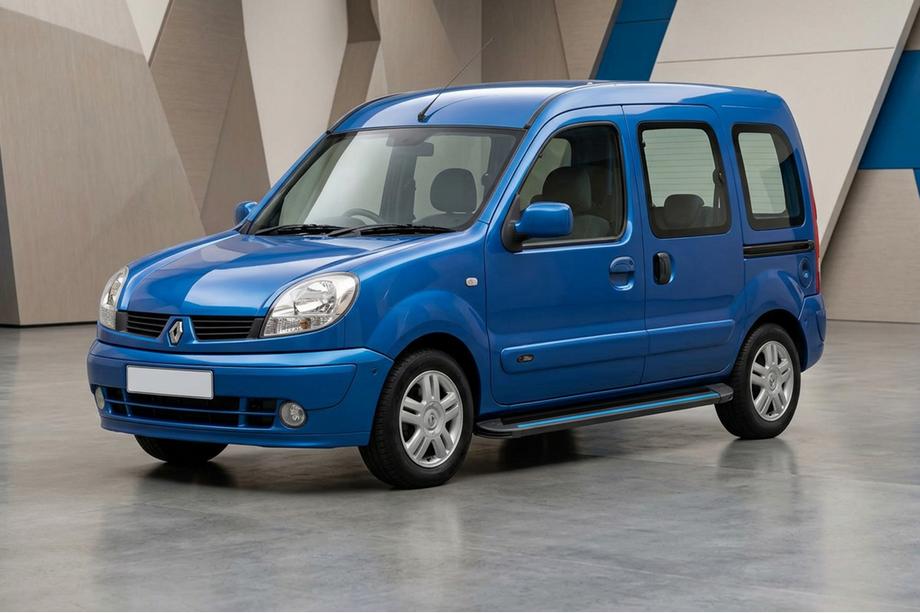 Renault Kangoo 1998–2008 Stranske stopnice Maya Blue (2 kos, aluminij) Image