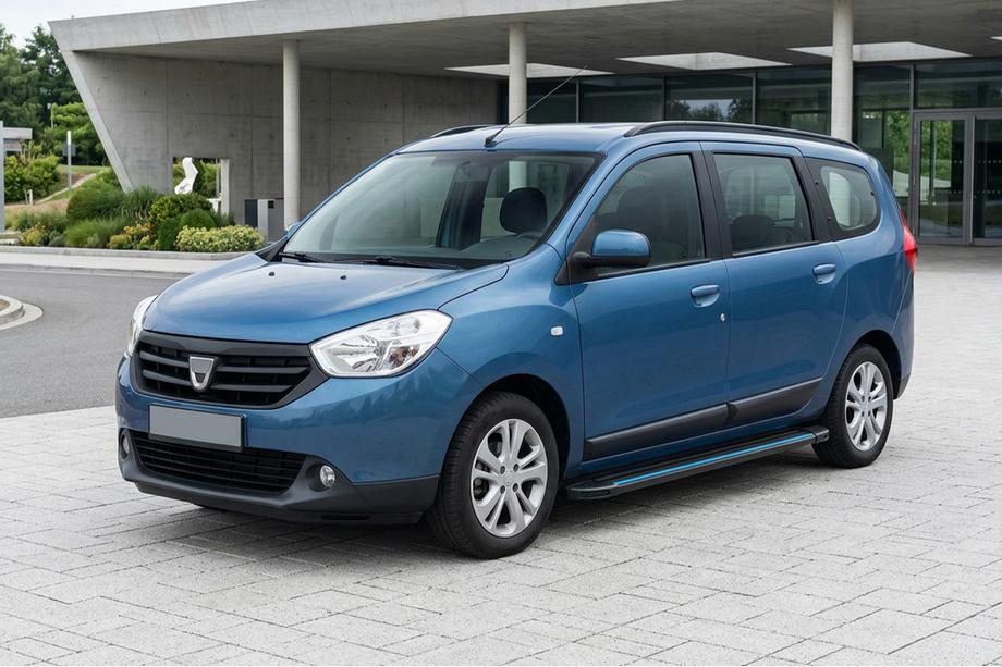 Renault Lodgy 2013–2022 Stranske stopnice Maya Blue (2 kos, aluminij) Image