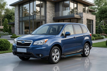 Subaru Forester 2013–2018 Stranske stopnice Maya Blue (2 kos, aluminij) fotografija 1