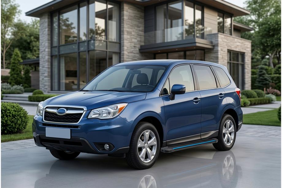 Subaru Forester 2013–2018 Stranske stopnice Maya Blue (2 kos, aluminij) Image