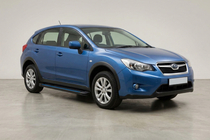 Subaru XV 2011–2017 Stranske stopnice Maya Blue (2 kos, aluminij) fotografija 1