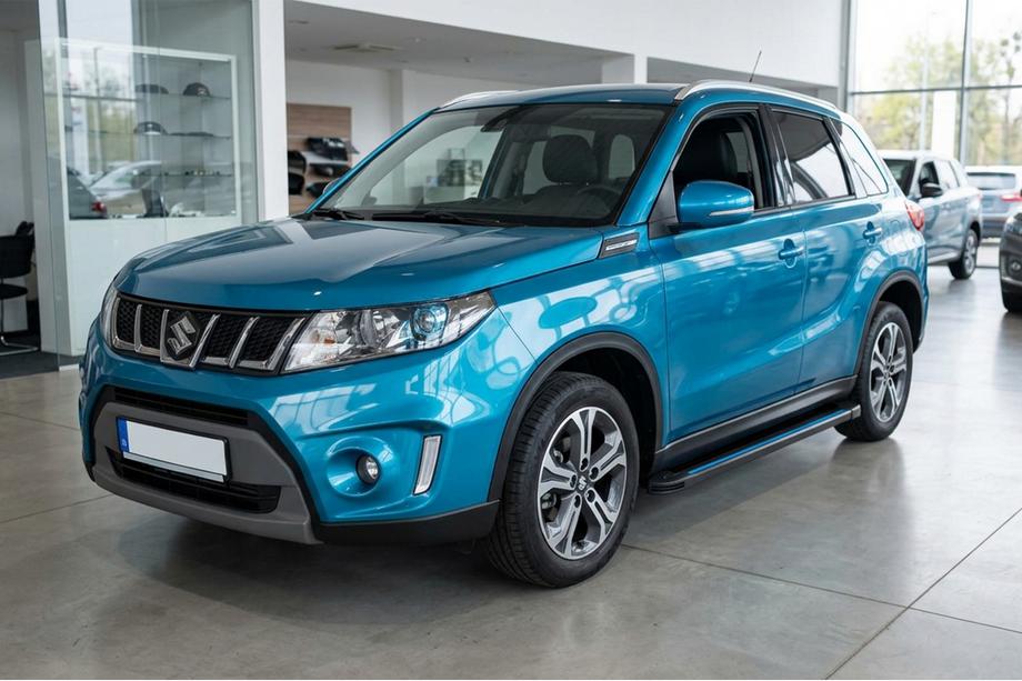 Suzuki Vitara 2015– Stranske stopnice Maya Blue (2 kos, aluminij) Image