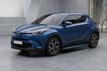 Toyota C-HR 2016–2023 Stranske stopnice Maya Blue (2 kos, aluminij) fotografija 1