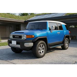 Stranske stopnice Maya Blue (2 kos, aluminij) Toyota FJ Cruiser 2006–2022 fotografija 1