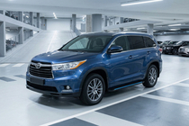 Toyota Highlander 2013–2019 Stranske stopnice Maya Blue (2 kos, aluminij) fotografija 1