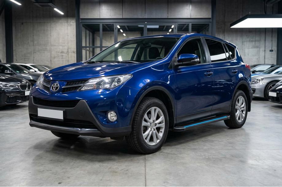 Toyota Rav 4 2013–2018 Stranske stopnice Maya Blue (2 kos, aluminij) Image