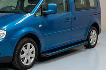 Volkswagen Caddy 2010–2015 Stranske stopnice Maya Blue (2 kos, aluminij) fotografija 1