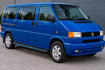Volkswagen T4 Transporter 1990–2003 Stranske stopnice Maya Blue (2 kos, aluminij) Kratka medosna razdalja fotografija 1