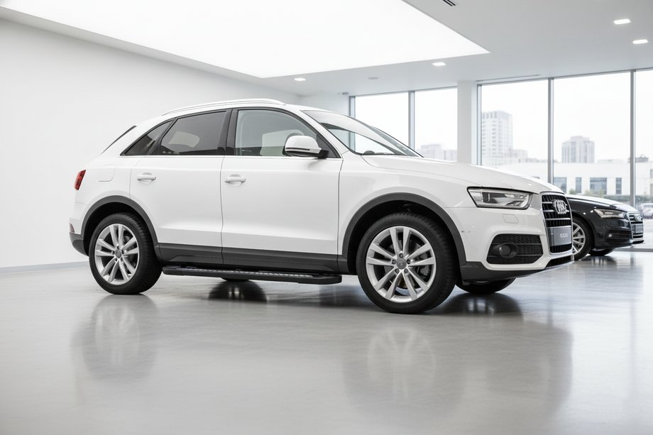 Audi Q3 2011–2019 Stranske stopnice New Vision Black (2 kosa, aluminij) Image
