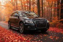 Audi Q5 2008–2017 Stranske stopnice New Vision Black (2 kosa, aluminij) fotografija 1