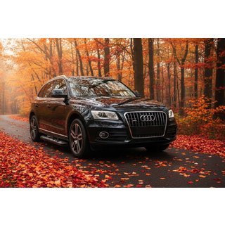 Stranske stopnice New Vision Black (2 kosa, aluminij) Audi Q5 2008–2017 fotografija 1