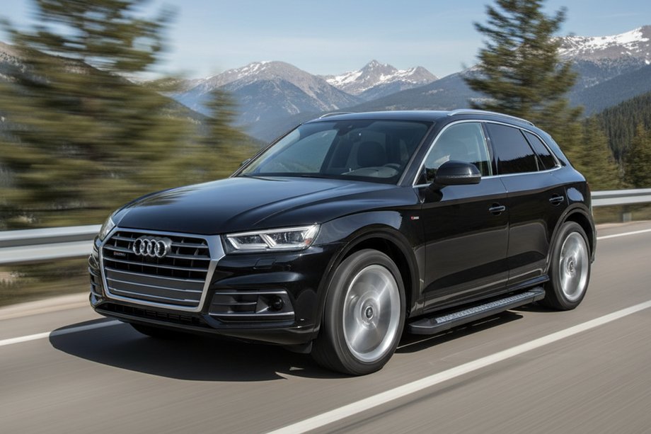 Audi Q5 2017–2025 Stranske stopnice Vision New Black (2 kos, aluminij) Image