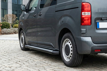Citroen Jumpy 2007–2017 Stranske stopnice New Vision Black (2 kosa, aluminij) fotografija 1