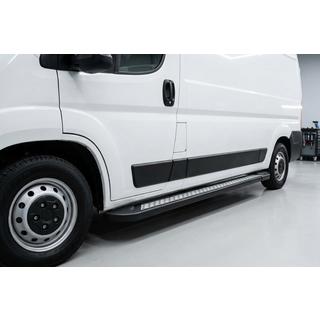 Stranske stopnice New Vision Black (2 kosa, aluminij) fotografija 1