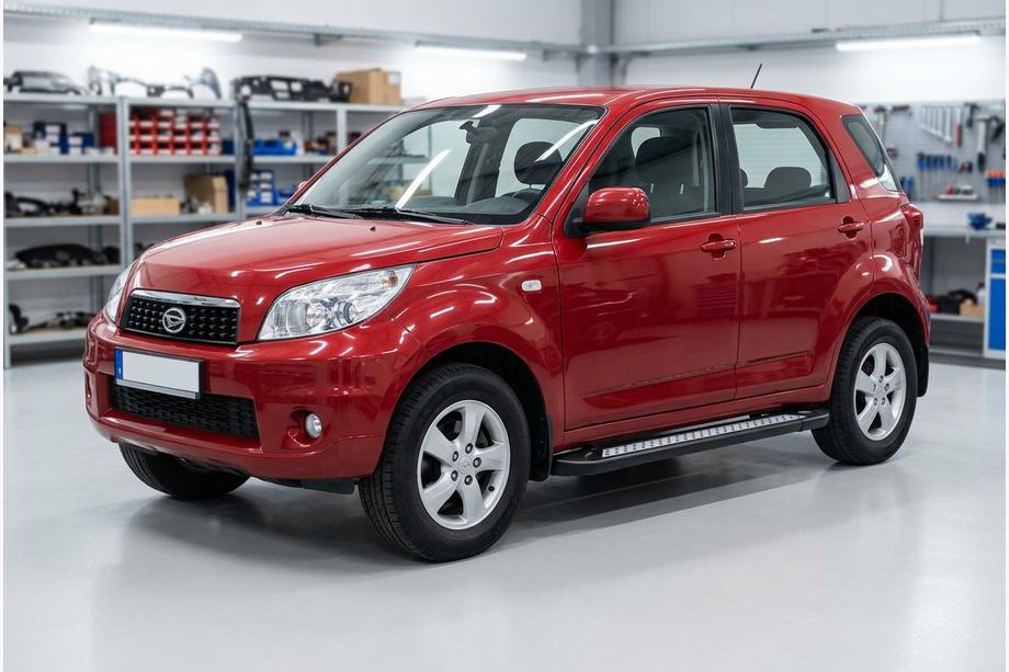Daihatsu Terios 2006–2017 Stranske stopnice New Vision Black (2 kosa, aluminij) Image