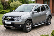 Dacia Duster 2008–2018 Stranske stopnice New Vision Black (2 kosa, aluminij) fotografija 1