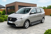 Dacia Lodgy 2012–2022 Stranske stopnice New Vision Black (2 kosa, aluminij) fotografija 1