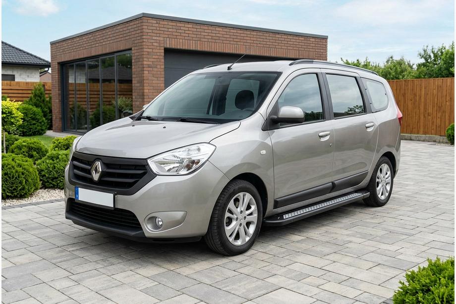 Dacia Lodgy 2012–2022 Stranske stopnice New Vision Black (2 kosa, aluminij) Image