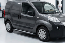 Fiat Fiorino/Qubo 2008–2024 Stranske stopnice New Vision Black (2 kosa, aluminij) fotografija 1