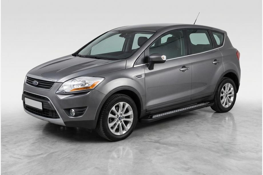 Ford Kuga 2008–2013 Stranske stopnice New Vision Black (2 kosa, aluminij) Image