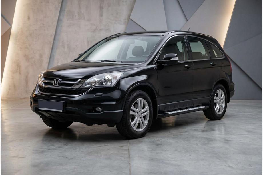 Honda CRV 2007–2011 Stranske stopnice New Vision Black (2 kosa, aluminij) Image