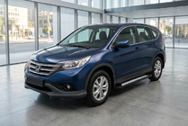 Honda CRV 2012–2016 Stranske stopnice New Vision Black (2 kosa, aluminij) fotografija 1