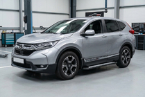 Honda CRV 2017–2022 Stranske stopnice New Vision Black (2 kosa, aluminij) fotografija 1