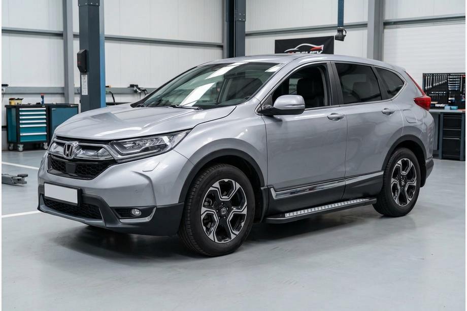 Honda CRV 2017–2022 Stranske stopnice New Vision Black (2 kosa, aluminij) Image