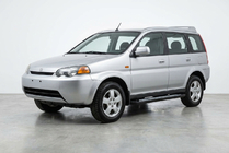Honda HR-V 1998–2006 Stranske stopnice New Vision Black (2 kosa, aluminij) fotografija 1
