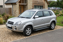 Hyundai Tucson JM 2004– Stranske stopnice New Vision Black (2 kosa, aluminij) fotografija 1