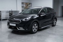Kia Niro 2016–2021 Stranske stopnice New Vision Black (2 kosa, aluminij) fotografija 1