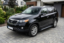 Kia Sorento II XM 2009–2014 Stranske stopnice New Vision Black (2 kosa, aluminij) 2013-2016 fotografija 1