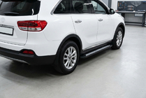 Kia Sorento III UM 2014–2020 Stranske stopnice New Vision Black (2 kosa, aluminij) fotografija 1