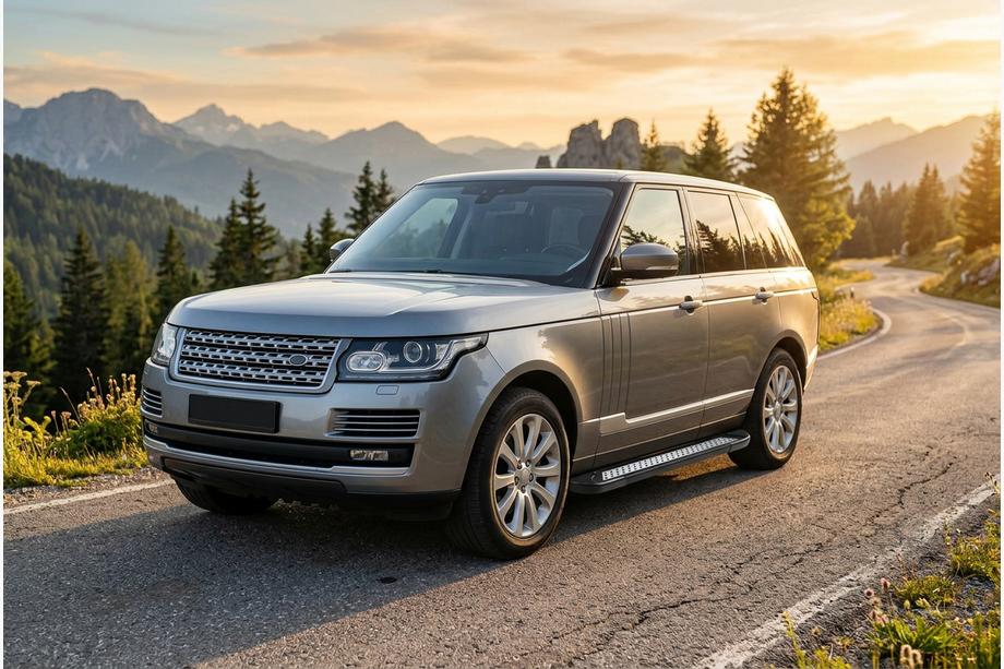 Range Rover IV L405 2013–2021 Stranske stopnice New Vision Black (2 kosa, aluminij) Image