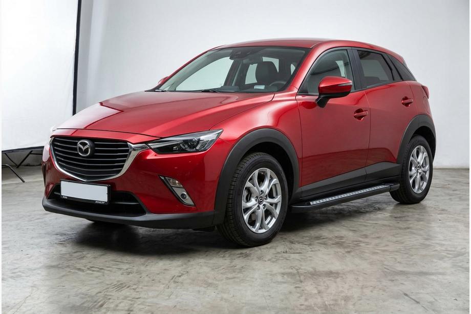 Mazda CX-3 2015– Stranske stopnice Vision New Black (2 kos, aluminij) Image