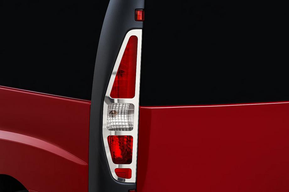 Fiat Doblo I 2001–2005 Okrasna obloga zavornih luči (2 kosa, nerjaveče jeklo) Carmos - turško nerjaveče jeklo Image