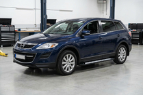 Mazda CX-9 2007–2016 Stranske stopnice New Vision Black (2 kosa, aluminij) fotografija 1