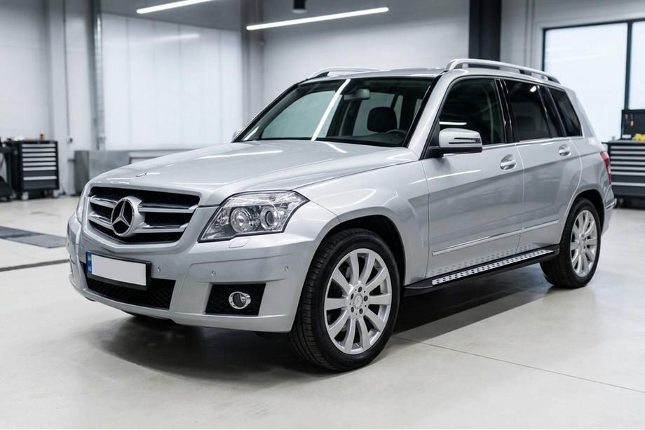 Mercedes GLK class X204 2008–2015 Stranske stopnice New Vision Black (2 kosa, aluminij) Image
