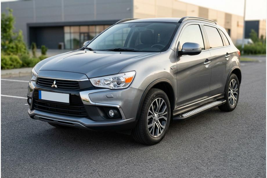 Mitsubishi ASX 2010–2023 Stranske stopnice New Vision Black (2 kosa, aluminij) Fotografija 1