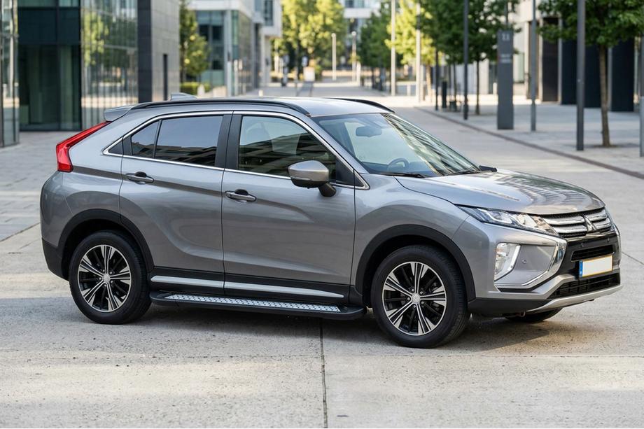 Mitsubishi Eclipse Cross 2017– Stranske stopnice New Vision Black (2 kosa, aluminij) Image