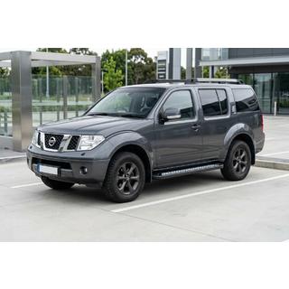 Stranske stopnice New Vision Black (2 kosa, aluminij) Nissan Pathfinder R51 2005–2014 fotografija 1