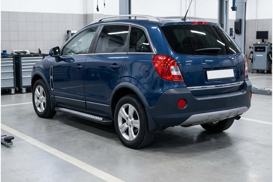 Opel Antara 2006–2017 Stranske stopnice Vision New Black (2 kos, aluminij) Image
