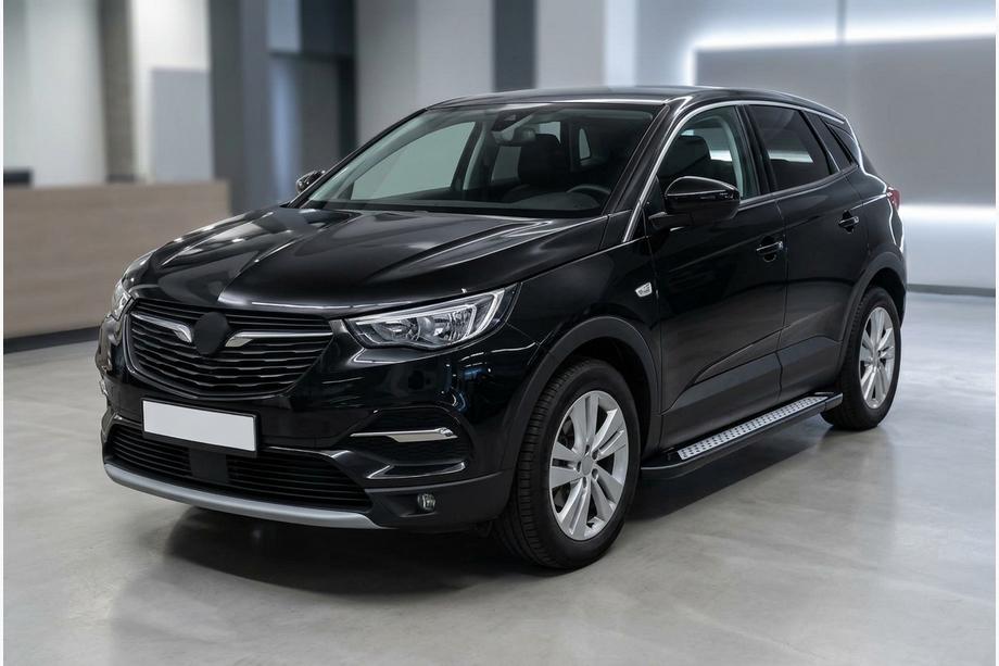 Opel Grandland X 2017– Stranske stopnice New Vision Black (2 kosa, aluminij) Fotografija 1