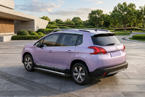 Peugeot 3008 2008–2016 Stranske stopnice New Vision Black (2 kosa, aluminij) 2014-2016 fotografija 1