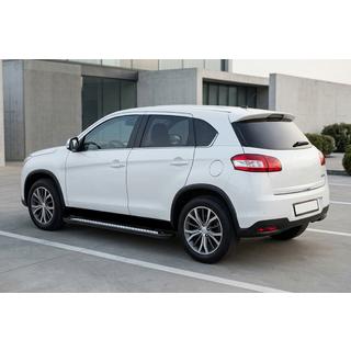 Stranske stopnice New Vision Black (2 kosa, aluminij) Peugeot 4008 2012–2017 fotografija 1